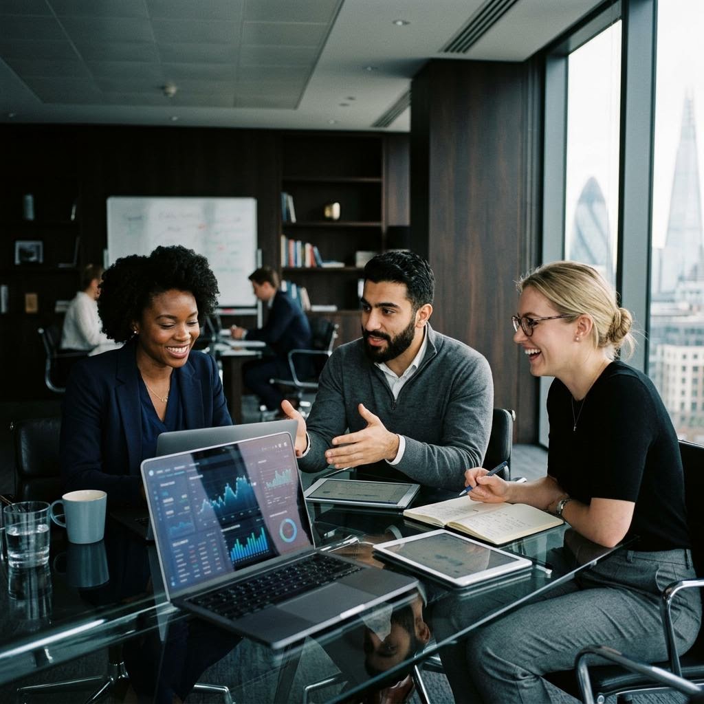 Analysten-Team der Ingka Group im Kontrollzentrum