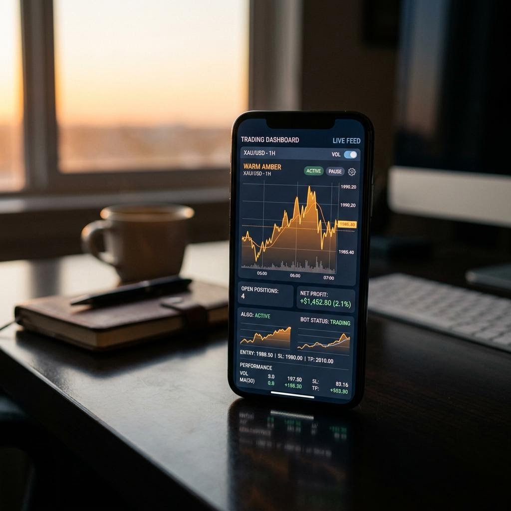 Ingka Group KI-Krypto-Handelsplattform Dashboard Ansicht